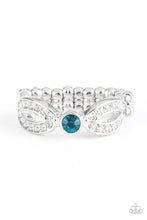 Load image into Gallery viewer, pittmanbling-and-jewelry-inc-presentsextra-side-of-elegance-blue-ring-paparazzi-accessories