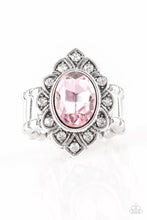 Load image into Gallery viewer, pittmanbling-and-jewelry-inc-presentspower-behind-the-throne-pink-ring-paparazzi-accessories