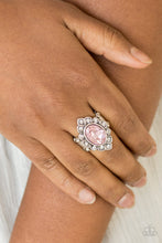 Load image into Gallery viewer, Paparazzi Accessories ⚘ Power Behind The Throne - Pink Ring⚘ Flat Rate Ship $4.50 ⚘