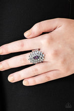 Load image into Gallery viewer, Paparazzi Accessories ⚘ Blooming Fireworks - Purple Ring⚘ Flat Rate Ship $4.50 ⚘
