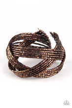 Load image into Gallery viewer, pittmanbling-and-jewelry-inc-presentsshooting-stars-copper-bracelet-paparazzi-accessories