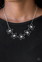 Load image into Gallery viewer, Paparazzi Accessories ⚘ Hoppin Hibiscus - White Necklace⚘ Flat Rate Ship $4.50 ⚘