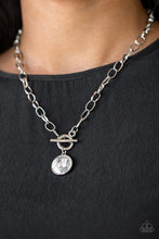Load image into Gallery viewer, Paparazzi Accessories ⚘ She Sparkles On - White Necklace⚘ Flat Rate Ship $4.50 ⚘