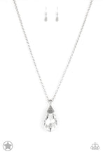 Load image into Gallery viewer, pittmanbling-and-jewelry-inc-presentsspellbinding-sparkle-white-necklace-paparazzi-accessories