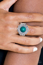 Load image into Gallery viewer, Paparazzi Accessories ⚘ Garden Stroll - Green Ring⚘ Flat Rate Ship $4.50 ⚘