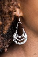 Load image into Gallery viewer, Paparazzi Accessories ⚘ Hang ZEN! - Silver Earrings⚘ Flat Rate Ship $4.50 ⚘