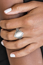 Load image into Gallery viewer, Paparazzi Accessories ⚘ ZOO Hot To Handle - White Ring⚘ Flat Rate Ship $4.50 ⚘