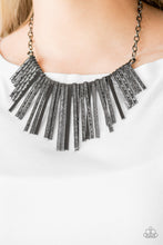 Load image into Gallery viewer, Paparazzi Accessories ⚘ Welcome To The Pack - Black Necklace⚘ Flat Rate Ship $4.50 ⚘