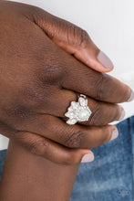 Load image into Gallery viewer, Paparazzi Accessories ⚘ Crown Coronation - Silver Ring⚘ Flat Rate Ship $4.50 ⚘