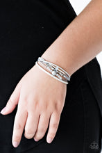 Load image into Gallery viewer, Paparazzi Accessories ⚘ Take A SPACEWALK - Silver Bracelet⚘ Flat Rate Ship $4.50 ⚘
