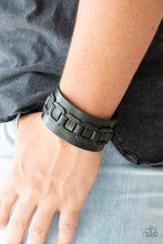 Load image into Gallery viewer, Paparazzi Accessories ⚘ Dont Tread On Me - Black Bracelet⚘ Flat Rate Ship $4.50 ⚘