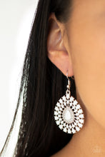 Load image into Gallery viewer, Paparazzi Accessories ⚘ City Chateau - White Earrings⚘ Flat Rate Ship $4.50 ⚘