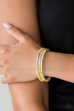 Load image into Gallery viewer, Paparazzi Accessories ⚘ Tourist Trap - Yellow Bracelet⚘ Flat Rate Ship $4.50 ⚘