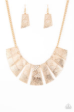 Load image into Gallery viewer, pittmanbling-and-jewelry-inc-presentsjungle-cat-jam-gold-necklace-paparazzi-accessories
