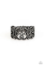 Load image into Gallery viewer, pittmanbling-and-jewelry-inc-presentstell-me-how-you-really-frill-black-ring-paparazzi-accessories