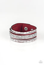 Load image into Gallery viewer, pittmanbling-and-jewelry-inc-presentsrebel-in-rhinestones-red-paparazzi-accessories