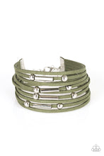 Load image into Gallery viewer, pittmanbling-and-jewelry-inc-presentsback-to-backpacker-green-bracelet-paparazzi-accessories