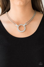Load image into Gallery viewer, Paparazzi Accessories ⚘ Razzle Dazzle - White Necklace⚘ Flat Rate Ship $4.50 ⚘