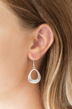 Load image into Gallery viewer, Paparazzi Accessories ⚘ Radiantly Rugged - Silver Earrings⚘ Flat Rate Ship $4.50 ⚘