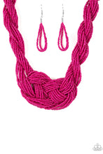 Load image into Gallery viewer, pittmanbling-and-jewelry-inc-presentsa-standing-ovation-pink-necklace-paparazzi-accessories