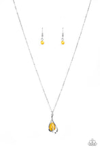 Load image into Gallery viewer, pittmanbling-and-jewelry-inc-presentstell-me-a-love-story-yellow-necklace-paparazzi-accessories