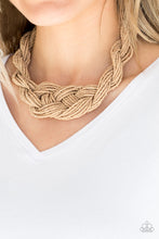 Load image into Gallery viewer, Paparazzi Accessories ⚘ A Standing Ovation - Brown Necklace⚘ Flat Rate Ship $4.50 ⚘