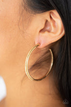 Load image into Gallery viewer, Paparazzi Accessories ⚘ Girl Gang - Gold Earrings⚘ Flat Rate Ship $4.50 ⚘