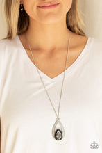 Load image into Gallery viewer, Paparazzi Accessories ⚘ Notorious Noble - Silver Necklace⚘ Flat Rate Ship $4.50 ⚘