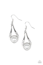 Load image into Gallery viewer, pittmanbling-and-jewelry-inc-presentsheadliner-over-heels-white-earrings-paparazzi-accessories