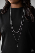 Load image into Gallery viewer, Paparazzi Accessories ⚘ Keep Your Eye On The Pendulum - Silver Necklace⚘ Flat Rate Ship $4.50 ⚘