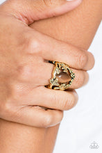 Load image into Gallery viewer, Paparazzi Accessories ⚘ Tropical Flora - Brass Ring⚘ Flat Rate Ship $4.50 ⚘