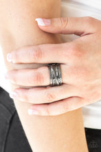 Load image into Gallery viewer, Paparazzi Accessories ⚘ Rise and Shine - Black Ring⚘ Flat Rate Ship $4.50 ⚘