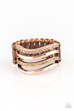 Load image into Gallery viewer, pittmanbling-and-jewelry-inc-presentspageant-wave-copper-ring-paparazzi-accessories