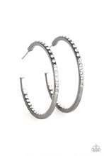 Load image into Gallery viewer, pittmanbling-and-jewelry-inc-presentscomin-into-money-black-earrings-paparazzi-accessories