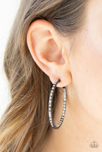Load image into Gallery viewer, Paparazzi Accessories ⚘ Comin Into Money - Black Earrings⚘ Flat Rate Ship $4.50 ⚘