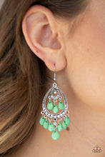 Load image into Gallery viewer, Paparazzi Accessories ⚘ Gorgeously Genie - Green Earrings⚘ Flat Rate Ship $4.50 ⚘