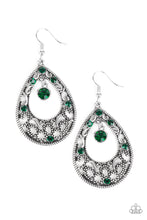 Load image into Gallery viewer, brought-to-you-by-pbjincgotta-get-that-glow-green-earrings-paparazzi-accessories