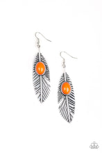 Load image into Gallery viewer, pittmanbling-and-jewelry-inc-presentsquill-thrill-orange-earrings-paparazzi-accessories