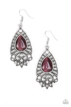 Load image into Gallery viewer, pittmanbling-and-jewelry-inc-presentsmajestically-malibu-purple-earrings-paparazzi-accessories