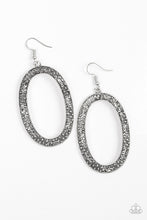 Load image into Gallery viewer, pittmanbling-and-jewelry-inc-presentsrhinestone-rebel-silver-earrings-paparazzi-accessories