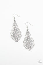 Load image into Gallery viewer, pittmanbling-and-jewelry-inc-presentssprinkle-on-the-sparkle-white-earrings-paparazzi-accessories