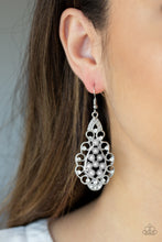 Load image into Gallery viewer, Paparazzi Accessories ⚘ Sprinkle On The Sparkle - White Earrings⚘ Flat Rate Ship $4.50 ⚘