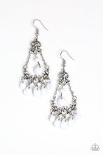 Load image into Gallery viewer, pittmanbling-and-jewelry-inc-presentsmalibu-sunset-white-earrings-paparazzi-accessories