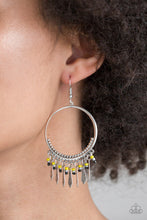 Load image into Gallery viewer, Paparazzi Accessories ⚘ Floral Serenity - Yellow Earrings⚘ Flat Rate Ship $4.50 ⚘