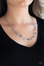 Load image into Gallery viewer, Paparazzi Accessories ⚘ Move It On Over - Silver Necklace⚘ Flat Rate Ship $4.50 ⚘