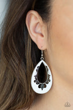 Load image into Gallery viewer, Paparazzi Accessories ❋Compliments To The CHIC - White Earrings❋ Flat Rate Ship $4.50❋