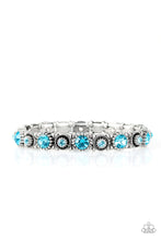 Load image into Gallery viewer, pittmanbling-and-jewelry-inc-presentsheavy-on-the-sparkle-blue-bracelet-paparazzi-accessories