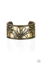 Load image into Gallery viewer, pittmanbling-and-jewelry-inc-presentswhere-the-wildflowers-are-brass-bracelet-paparazzi-accessories