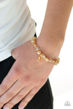 Load image into Gallery viewer, Paparazzi Accessories ⚘ Right On The Romance - Gold Bracelet⚘ Flat Rate Ship $4.50 ⚘