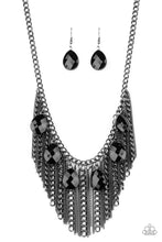 Load image into Gallery viewer, pittmanbling-and-jewelry-inc-presentsvixen-conviction-black-necklace-paparazzi-accessories